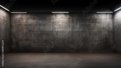 black concrete wall background, surface, copy space