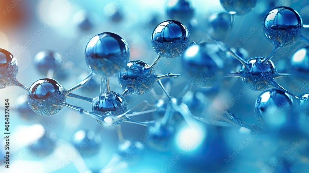molecule of dna on light blue background. Suitable for biochemical, pharmaceutical molecule of dna on light blue background. Suitable for biochemical, pharmaceutical