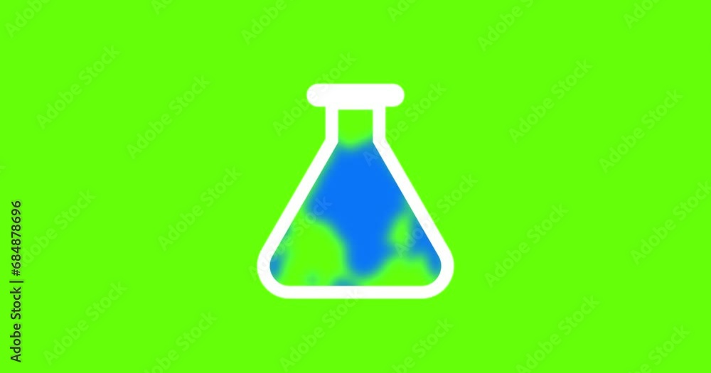 4k laboratory glassware tube filling animation with blue gas on green screen,tube with blue liquid 4k laboratory glassware tube filling animation with blue gas on green screen,tube with blue liquid