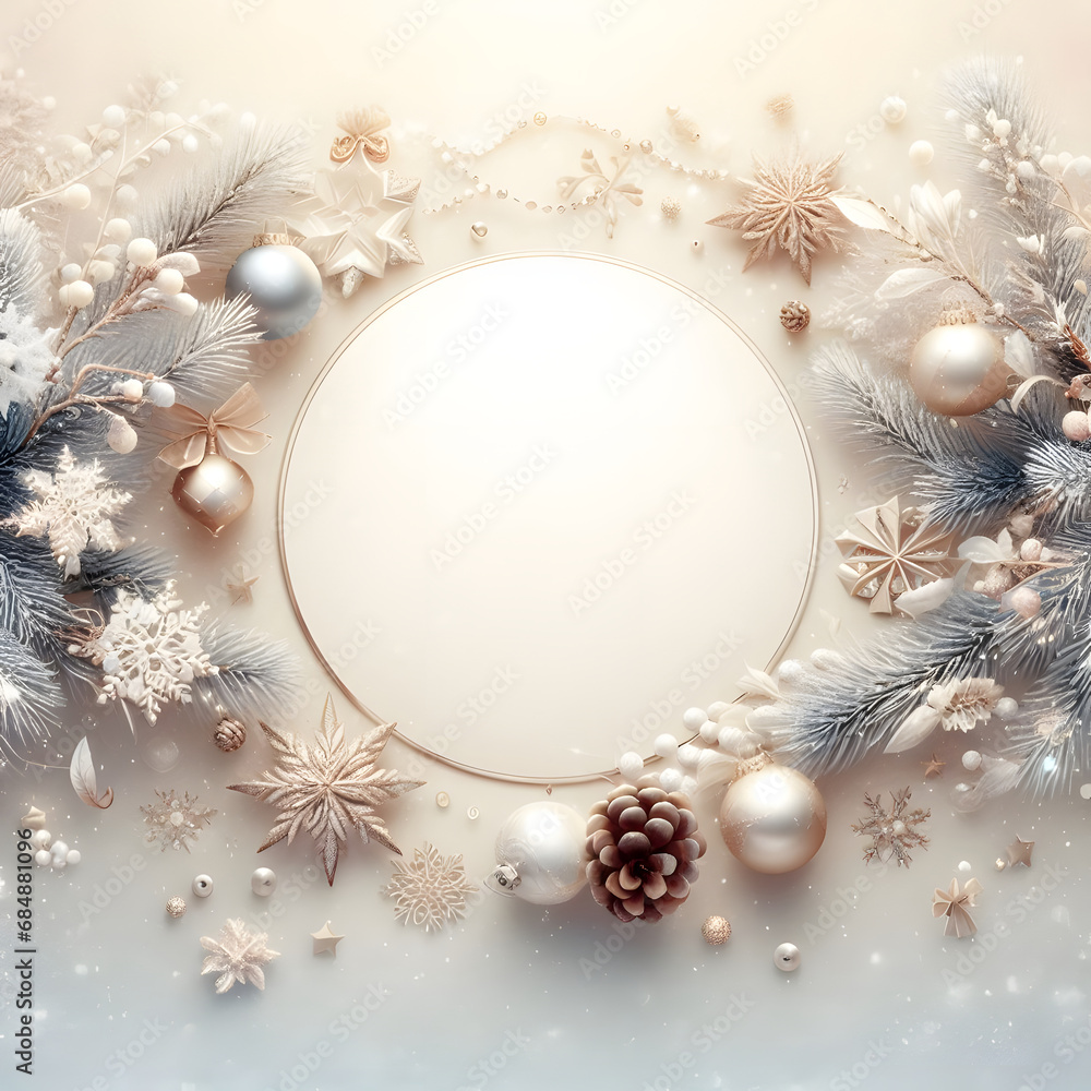 Christmas border decoration background Christmas border decoration background