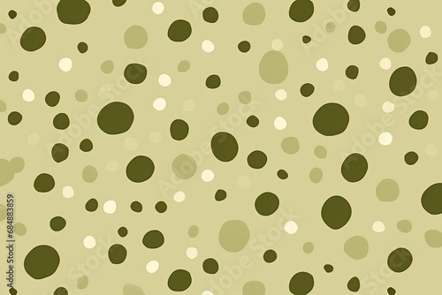 Olive Color Dotted Delight: Seamless Modern Background
