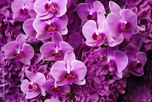 Exotic Orchid Purple  Vibrant Texture of a Captivating Flower