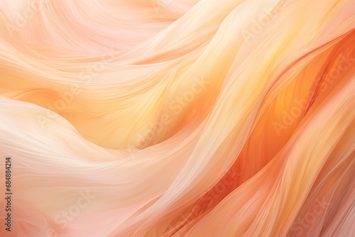 Peach Bliss: A Delicate Multicolor Abstraction