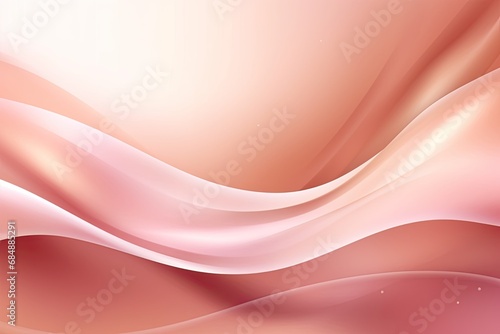 Rose Gold Blurred Background: Gradient Pattern Wallpaper with Smooth Texture Color