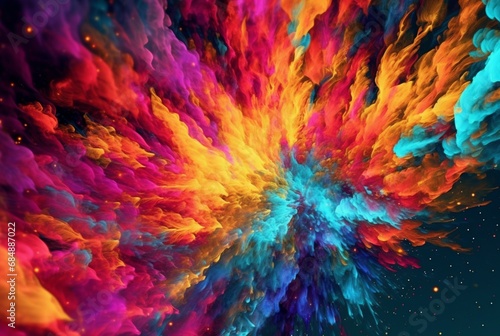 colorful background for desktop. generative ai