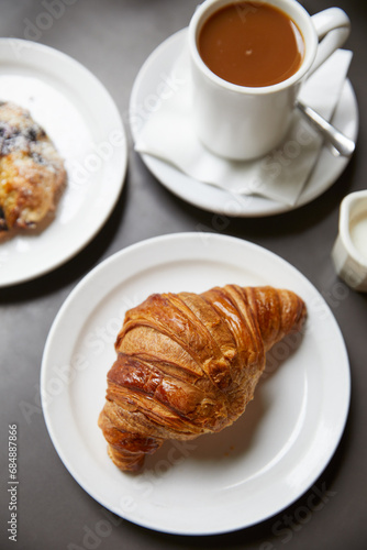 Breakfast croissant.