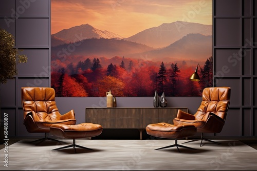 Fall Colors Matte Glass Wallpaper: Captivating Autumn Hues in a Unique Glassy Finish #684888807
