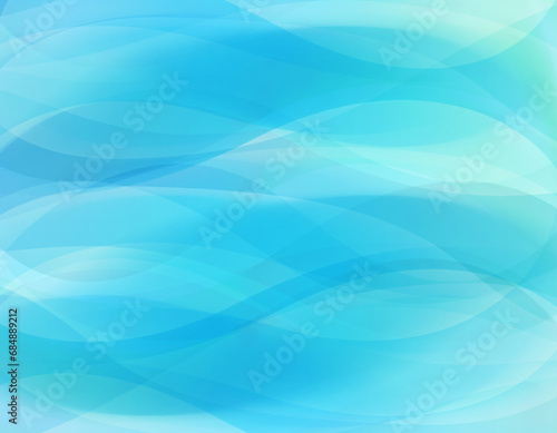 ブルーのウェーブ背景　青い流線の背景素材