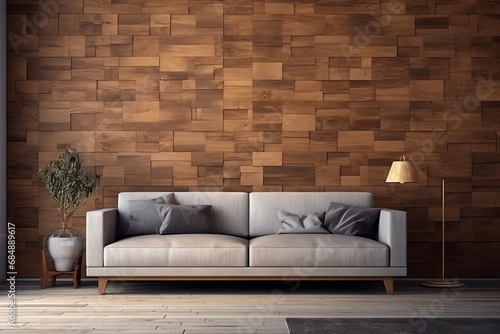 Wood Color Fabric Texture: Interior Wall Design with Rich Surface Appeal