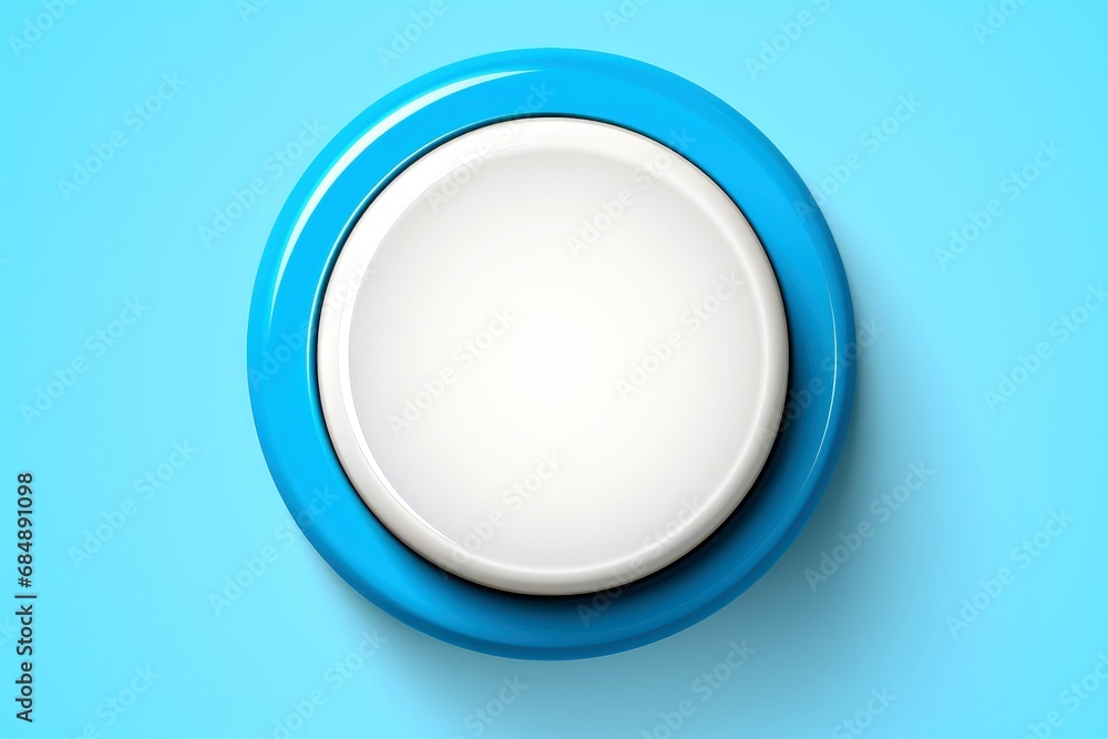 Abstract high tech button on white background Abstract high tech button on white background