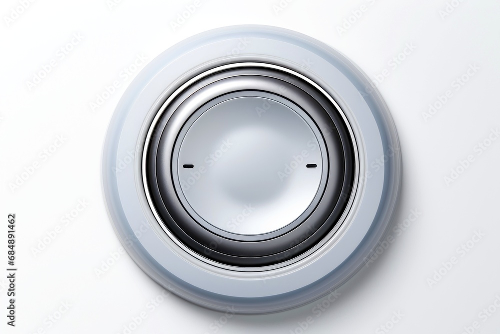 Abstract high tech button on white background Abstract high tech button on white background