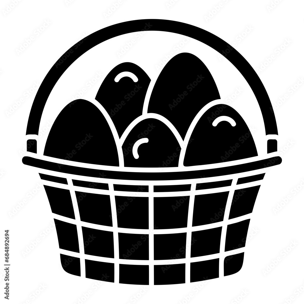 Fototapeta premium eggs icon