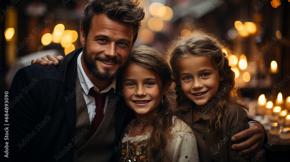 a family at Christmas time.
Generative AI a family at Christmas time.
Generative AI