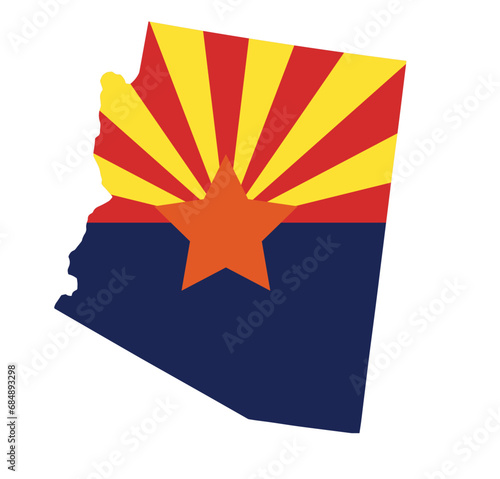 Arizona country state flag