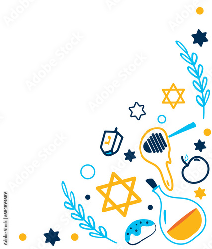 hanukkah corner template