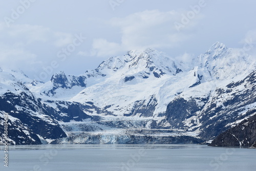 glacier and snowy mountains Alaska © Maxwell