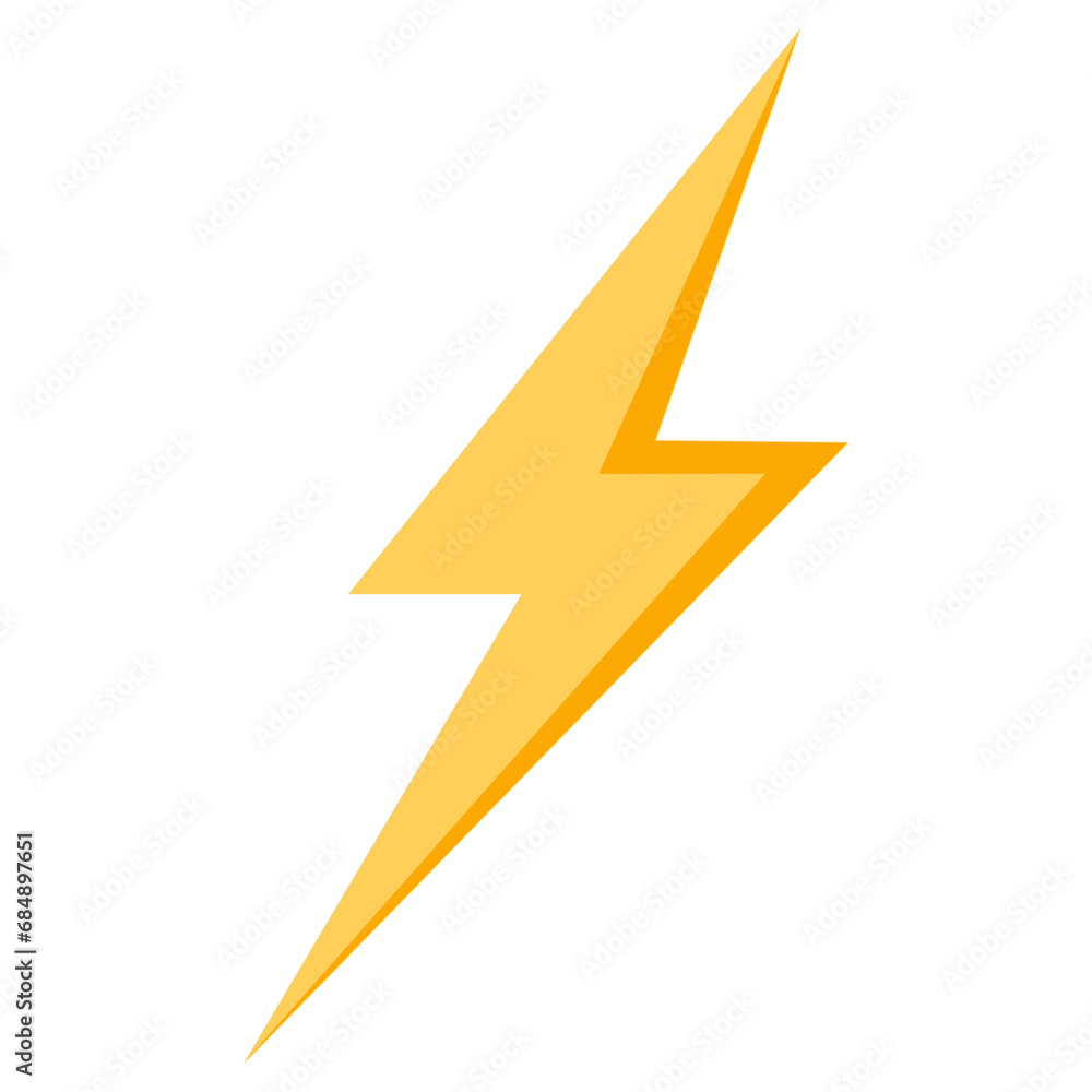 Lightning Shape Illustration Lightning Shape Illustration
