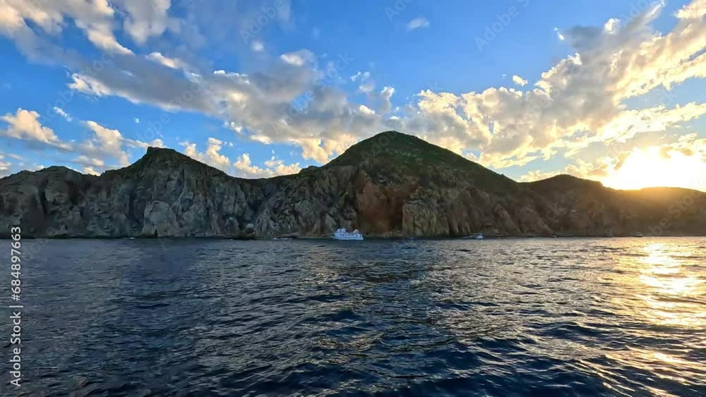 Cabo San Lucas Mexico afternoon view from a boat Cabo San Lucas Mexico afternoon view from a boat