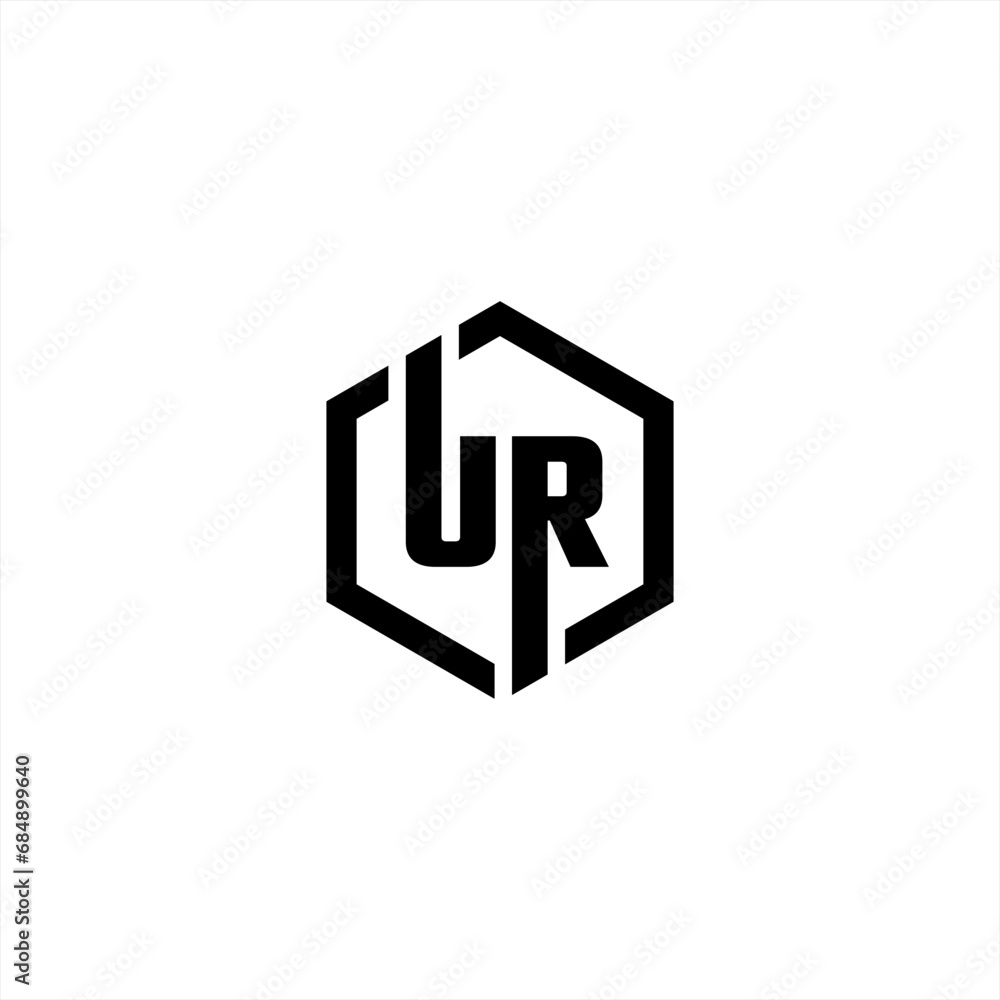 u r logo design, u r hexagonal, vector, symbol, icon, silhouette, monogram u r hexagonal logo u r logo design, u r hexagonal, vector, symbol, icon, silhouette, monogram u r hexagonal logo