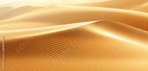 Extreme close-up of abstract blurred sand dunes, sunlit yellow and warm brown hues, in the style of gradient blurred wallpapers, depth of field, serene visuals, minimalistic simplicity, © MalikAbdul