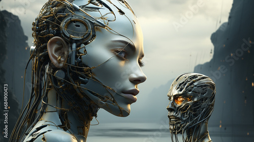 An AI girl.
Generative AI