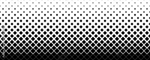 black white rhombuses halftone pattern