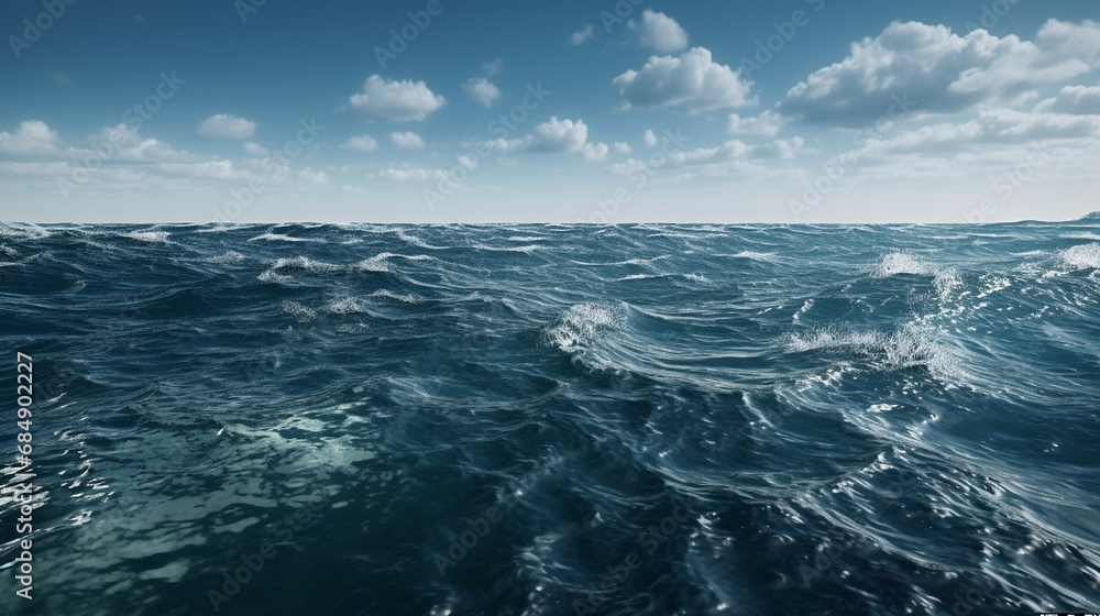 Ocean water cool ocean sea view Generative AI