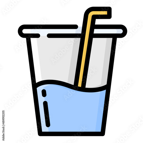 cup with straw