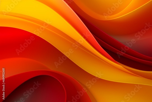 red yellow abstract background. generative ai