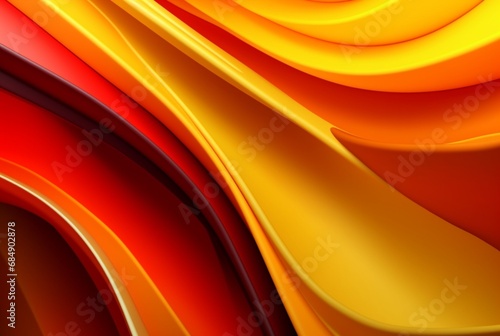 red yellow abstract background. generative ai