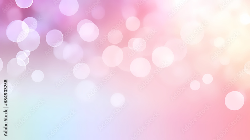 Abstract bokeh pastel background also have copy space for text，abstract art background