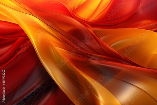 red yellow abstract background. generative ai