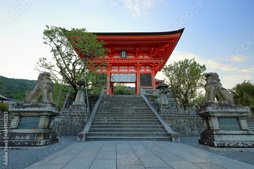  Kiyomizu-dera temple, a Buddhist in Kiyomizu, Higashiyama Ward, Kyoto Japan. photo