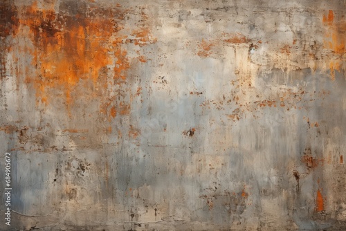 illustration of a weathered and distressed wall with rust and faded stains