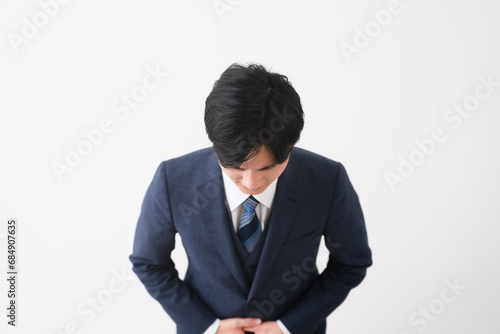Tableau sur toile ビジネススーツを着ている若い男性　ビジネスイメージ