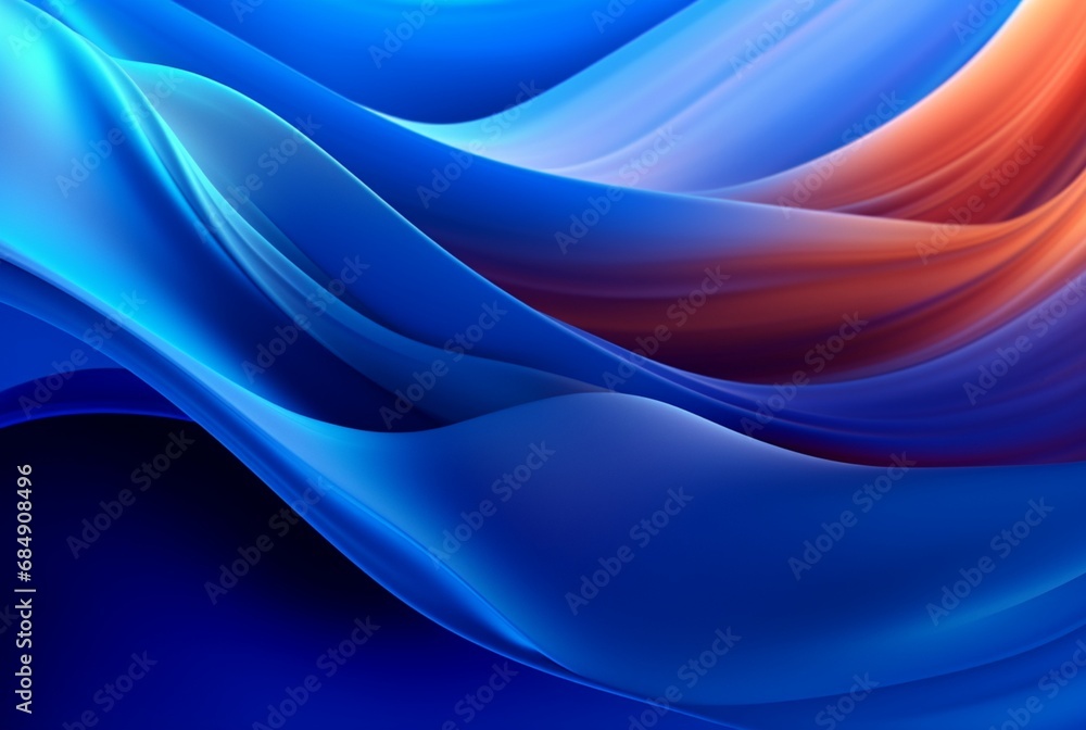 Obraz premium abstract blue background. generative ai