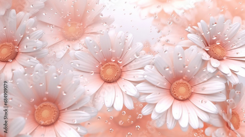 daisies background nature graphics, flower nature ornament.