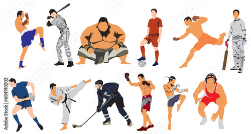 collection of different sport