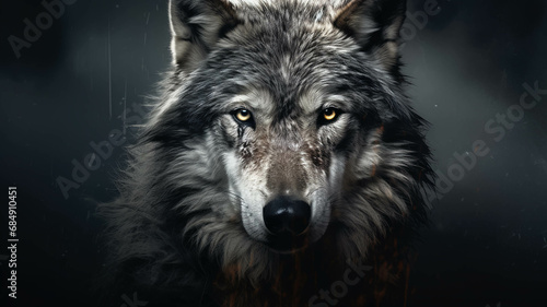 Wolf Concept Illustration