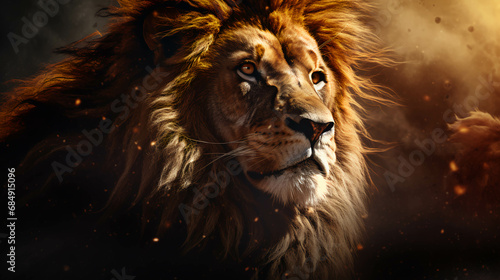 Lion Concept Illustration 