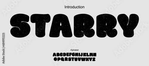 Vector of rough handmade font. Textured font