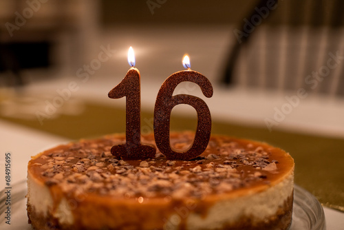 16th Birthday cake  photo