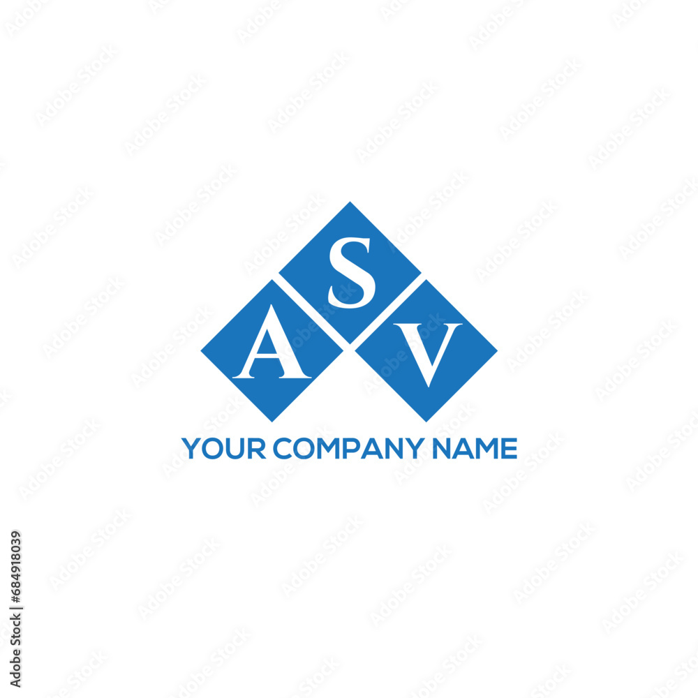 Fototapeta premium SAV letter logo design on white background. SAV creative initials letter logo concept. SAV letter design. 