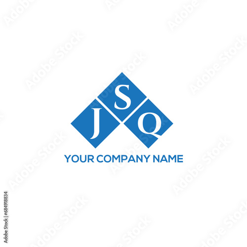 SJQ letter logo design on white background. SJQ creative initials letter logo concept. SJQ letter design.
 photo