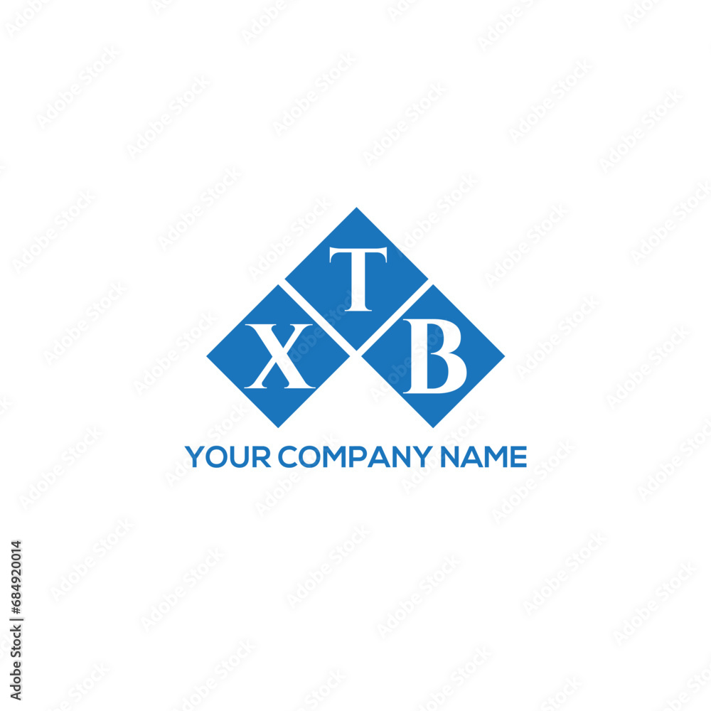 TXB letter logo design on white background. TXB creative initials letter logo concept. TXB letter design.
