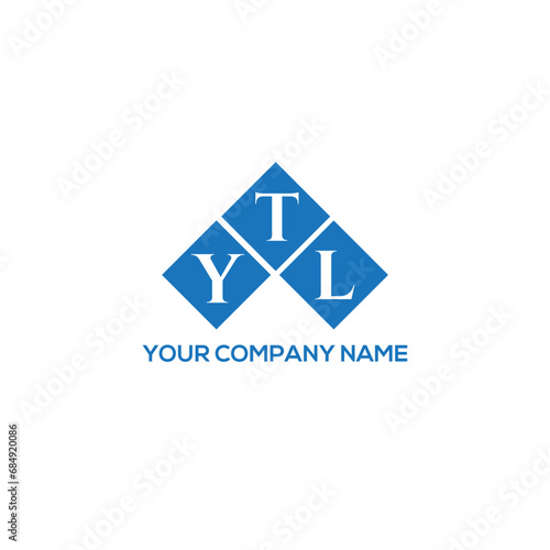 TYL letter logo design on white background. TYL creative initials letter logo concept. TYL letter design.
