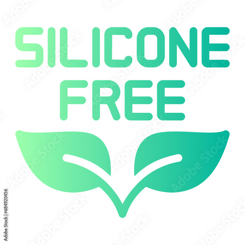 silicone free gradient icon