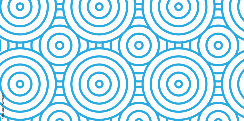 Modern geometric ocean spiral pattern and abstract circle wave lines. blue seamless tile stripe geomatics overlapping create retro square line backdrop pattern background. Overlapping Pattern. Modern geometric ocean spiral pattern and abstract circle wave lines. blue seamless tile stripe geomatics overlapping create retro square line backdrop pattern background. Overlapping Pattern.