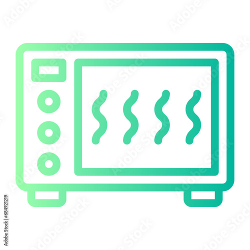 microwave safe gradient icon