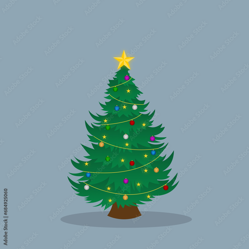 christmas tree vrctor